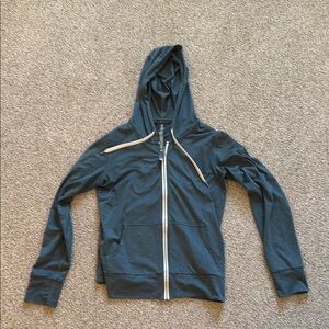 Teal Zip-Up Hoodie